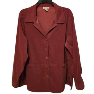 3/$15 Appleseed's Pink Shacket Size 1xl